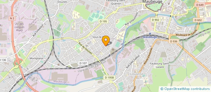 localisation de l'entreprise MADAME DOMINIQUE RENAUX  LOUVROIL