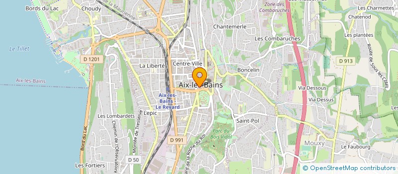 localisation de l'entreprise MADAME DOMINIQUE REYMOND à AIX-LES-BAINS