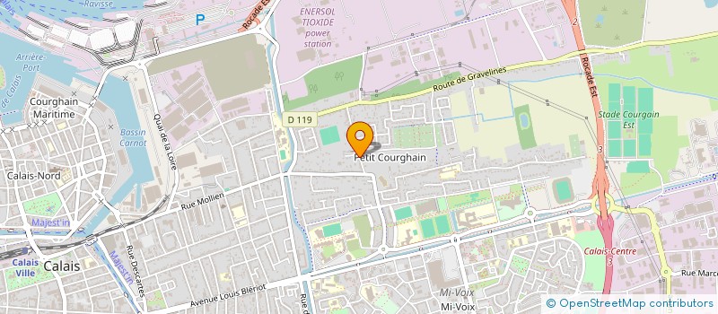 localisation de l'entreprise MADAME DOMINIQUE RIBANT  CALAIS