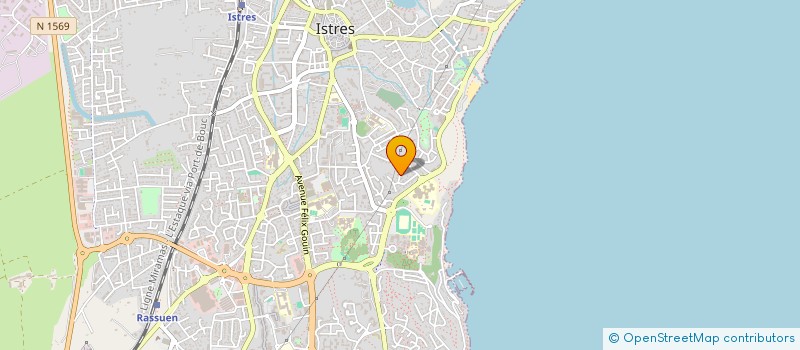 localisation de l'entreprise MADAME DOMINIQUE RICART  ISTRES