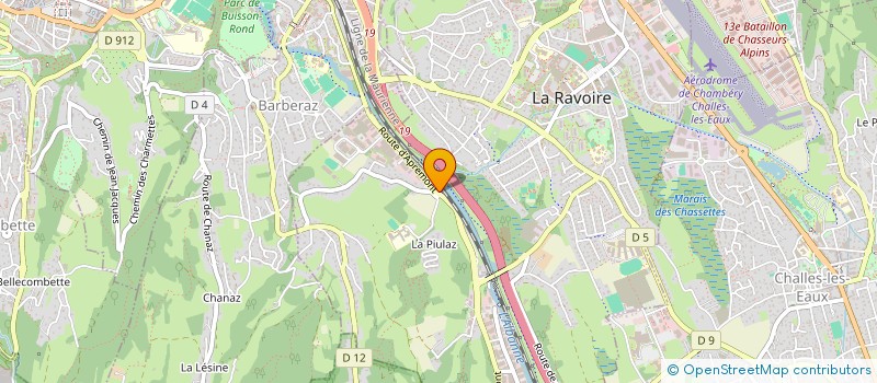 localisation de l'entreprise MADAME DOMINIQUE RICHE  LA RAVOIRE