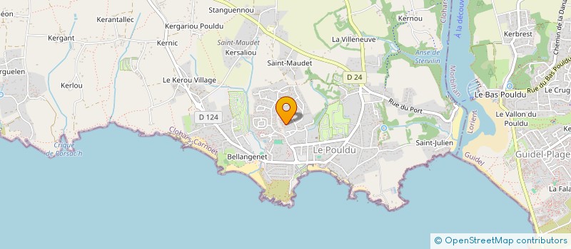 localisation de l'entreprise MADAME DOMINIQUE RINGUE à CLOHARS-CARNOET