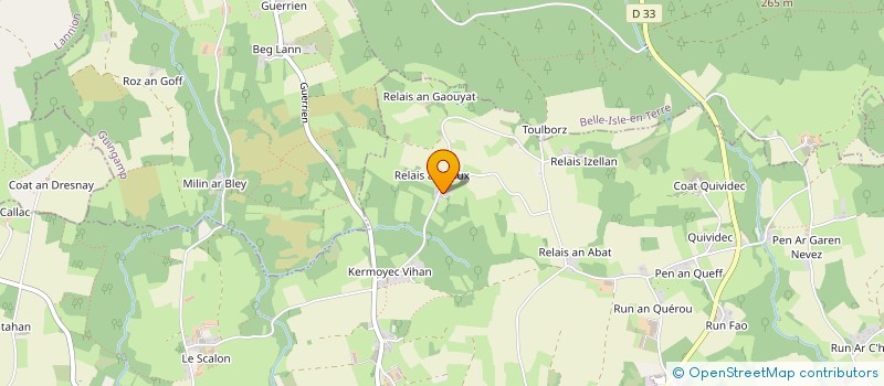 localisation de l'entreprise MADAME DOMINIQUE RIOS-PALMA  PLOUGONVER