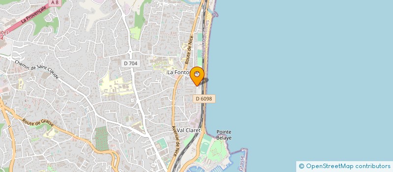 localisation de l'entreprise MADAME DOMINIQUE RISSO  ANTIBES