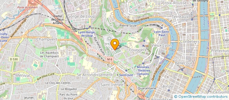 localisation de l'entreprise MADAME DOMINIQUE ROBA à LYON
