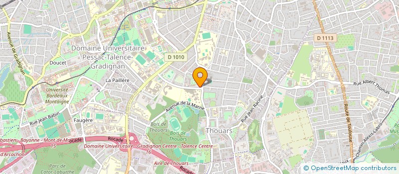 localisation de l'entreprise MADAME DOMINIQUE ROBERTEAU à TALENCE