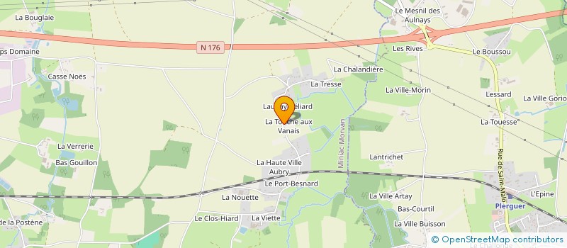 localisation de l'entreprise MADAME DOMINIQUE ROBIN  MINIAC-MORVAN