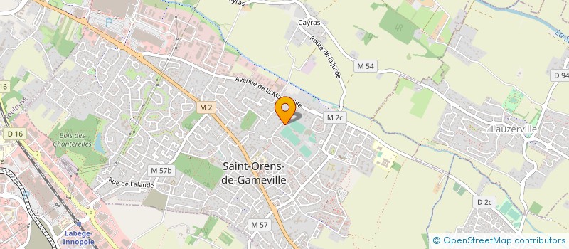 localisation de l'entreprise MADAME DOMINIQUE ROCHELANDET  SAINT-ORENS-DE-GAMEVILLE