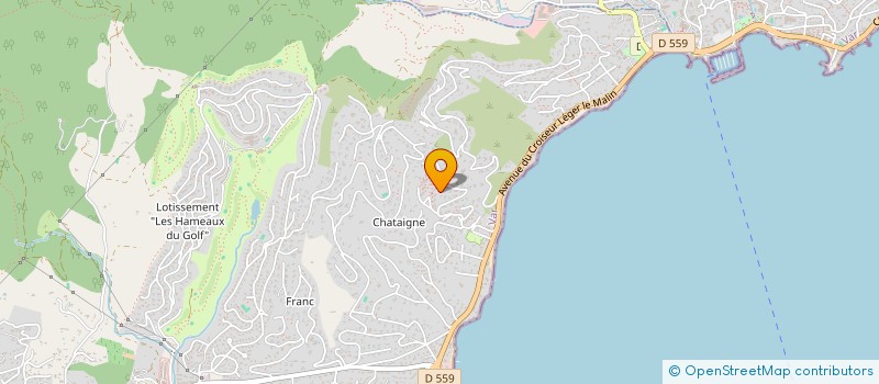 localisation de l'entreprise MADAME DOMINIQUE ROJAT à SAINTE MAXIME