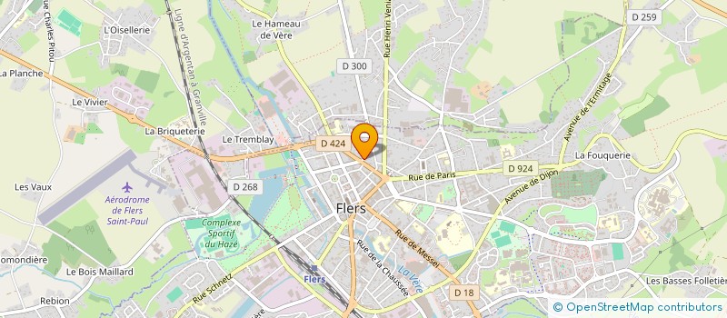 localisation de l'entreprise MADAME DOMINIQUE ROMPILLON à FLERS