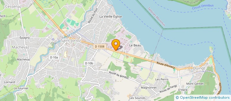 localisation de l'entreprise MADAME DOMINIQUE ROSSAT  LA CHAPELLE-SAINT-MAURICE