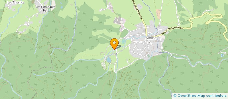 localisation de l'entreprise MADAME DOMINIQUE ROUANET  ALBINE