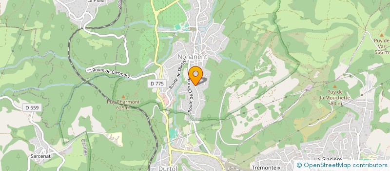 localisation de l'entreprise MADAME DOMINIQUE ROUSSAT  NOHANENT