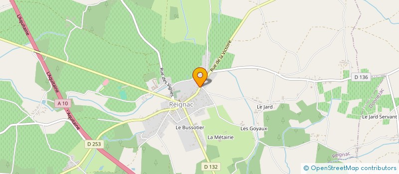 localisation de l'entreprise MADAME DOMINIQUE ROUSSAUD  REIGNAC