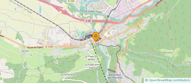 localisation de l'entreprise MADAME DOMINIQUE ROUSSEAU  SAINT-GERVAIS-LES-BAINS