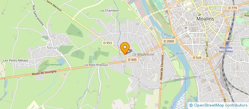 localisation de l'entreprise MADAME DOMINIQUE ROUSSEAU  NEUVY