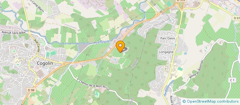 localisation de l'entreprise MADAME DOMINIQUE ROUX à COGOLIN