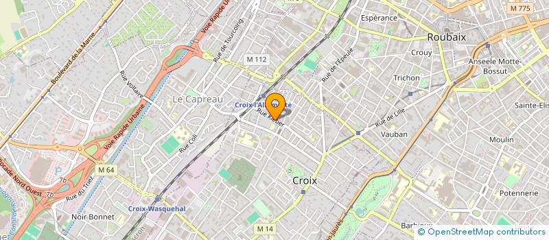 localisation de l'entreprise MADAME DOMINIQUE ROUZE à CROIX