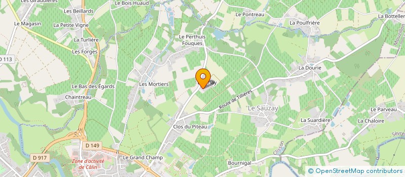 localisation de l'entreprise MADAME DOMINIQUE RUAULT  CLISSON