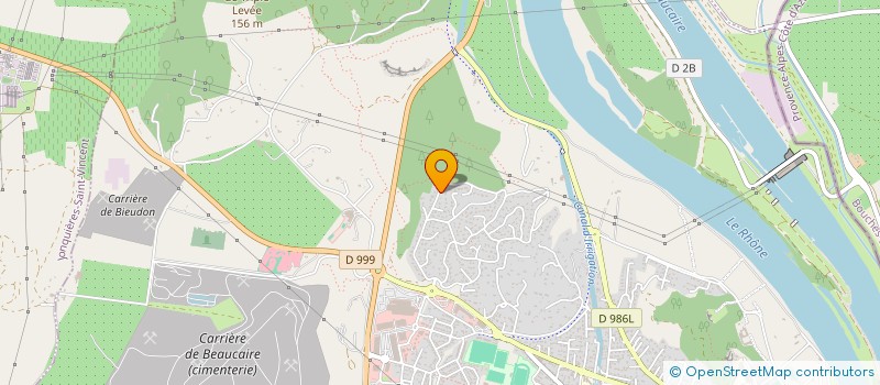 localisation de l'entreprise MADAME DOMINIQUE RUIZ  BEAUCAIRE