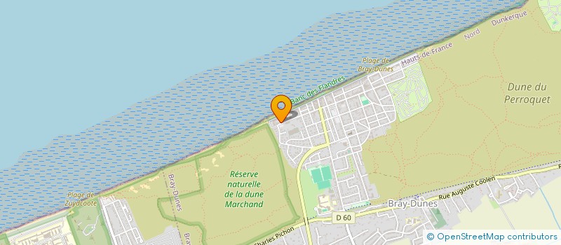 localisation de l'entreprise MADAME DOMINIQUE SAILLY  BRAY-DUNES