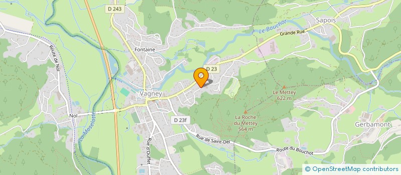 localisation de l'entreprise MADAME DOMINIQUE SAINT-DIZIER  VAGNEY