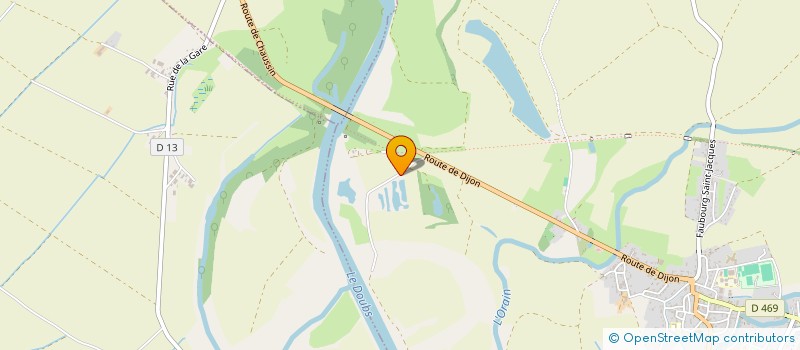 localisation de l'entreprise MADAME DOMINIQUE SAINT-HILLIER  CHAUSSIN