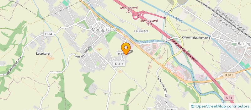 localisation de l'entreprise MADAME DOMINIQUE SAINTE MARIE  MONTGISCARD