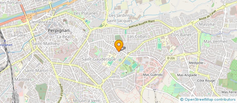 localisation de l'entreprise MADAME DOMINIQUE SALEL  PERPIGNAN