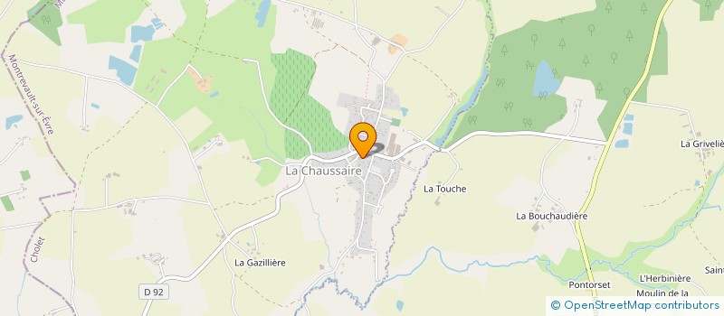 localisation de l'entreprise MADAME DOMINIQUE SALIOU à MONTREVAULT-SUR-EVRE