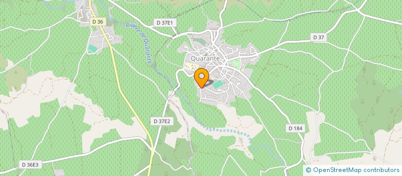 localisation de l'entreprise MADAME DOMINIQUE SANCHEZ  QUARANTE