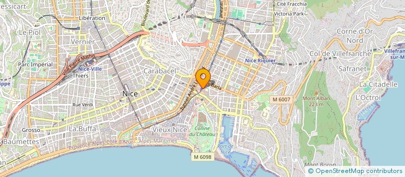 localisation de l'entreprise MADAME DOMINIQUE SANNA à NICE