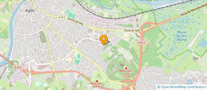localisation de l'entreprise MADAME DOMINIQUE SAUCEROTTE à AGDE
