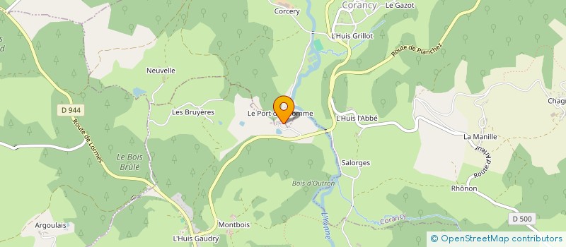 localisation de l'entreprise MADAME DOMINIQUE SAVIN  CORANCY