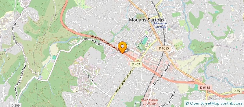 localisation de l'entreprise MADAME DOMINIQUE SERGENTI  MOUANS-SARTOUX