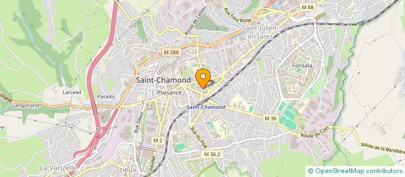 localisation de l'entreprise MADAME DOMINIQUE SERRE à SAINT-CHAMOND