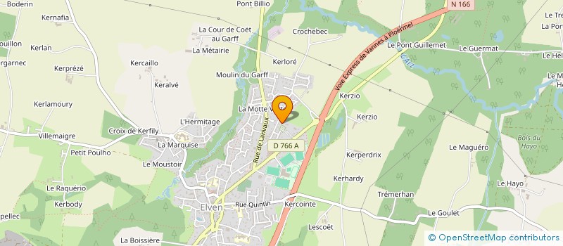 localisation de l'entreprise MADAME DOMINIQUE SEVAL à ELVEN