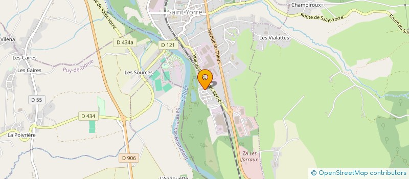 localisation de l'entreprise MADAME DOMINIQUE SEYCHAL  SAINT-YORRE