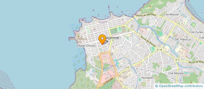 localisation de l'entreprise MADAME DOMINIQUE SIFFERT  CAYENNE