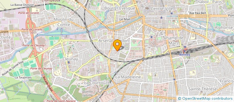 localisation de l'entreprise MADAME DOMINIQUE SIMON à RENNES