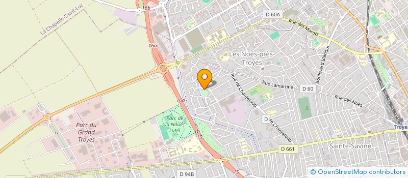 localisation de l'entreprise MADAME DOMINIQUE SIMON  SAINTE-SAVINE