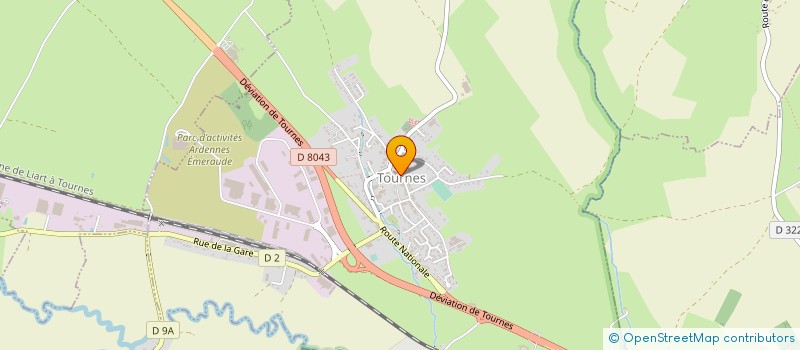 localisation de l'entreprise MADAME DOMINIQUE SOBACO  TOURNES