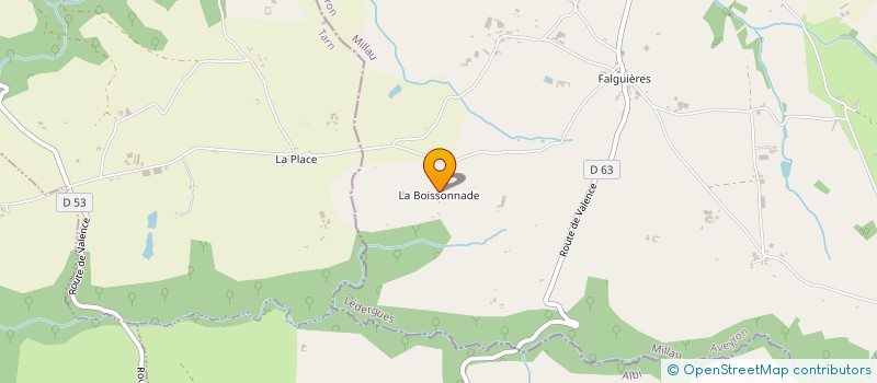 localisation de l'entreprise MADAME DOMINIQUE SOULIE  LEDERGUES