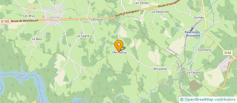 localisation de l'entreprise MADAME DOMINIQUE SOUVIGNHEC  LAPTE