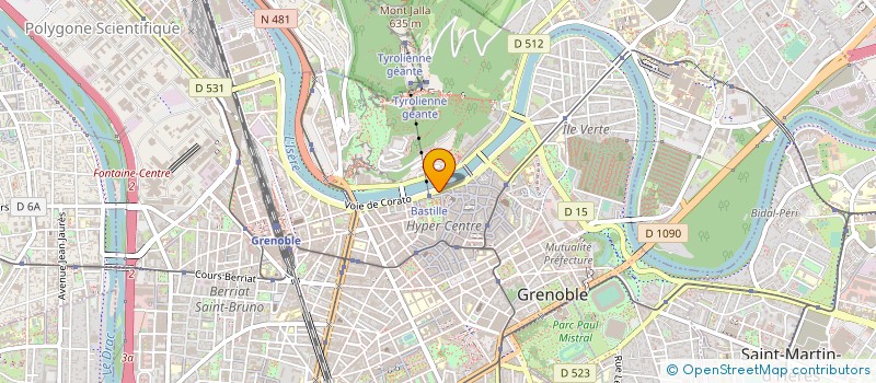 localisation de l'entreprise MADAME DOMINIQUE STREIGER  GRENOBLE