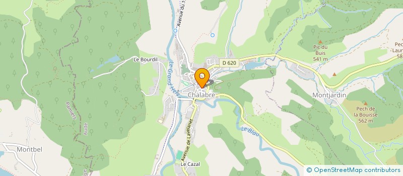 localisation de l'entreprise MADAME DOMINIQUE SUARD à CHALABRE