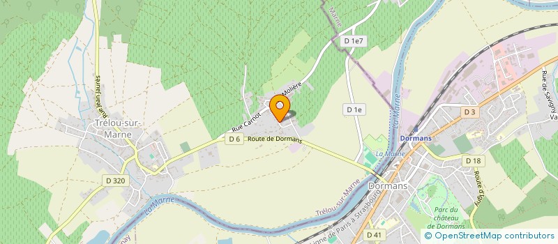 localisation de l'entreprise MADAME DOMINIQUE SURATEAU à TRELOU-SUR-MARNE