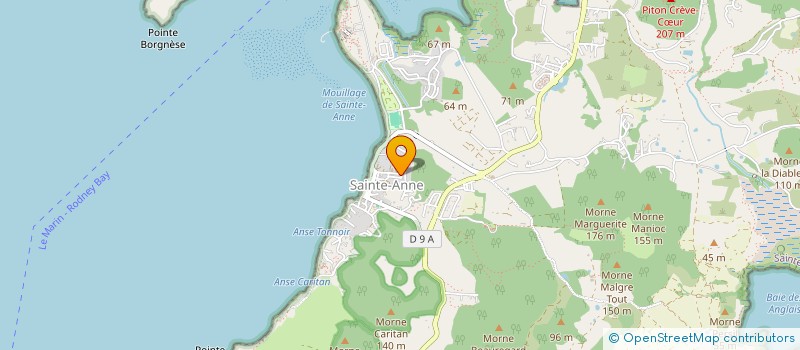 localisation de l'entreprise MADAME DOMINIQUE SURENA  SAINTE-ANNE