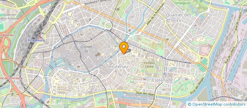 localisation de l'entreprise MADAME DOMINIQUE SUZON à STRASBOURG