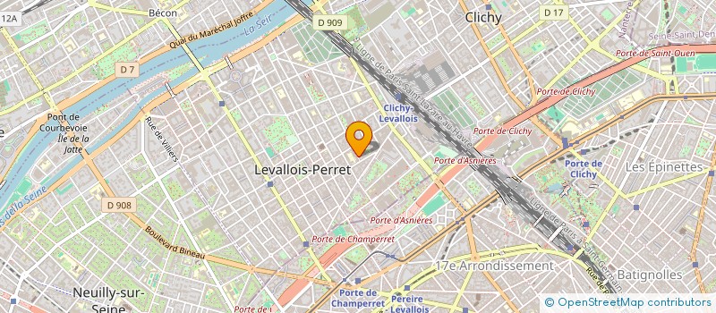 localisation de l'entreprise MADAME DOMINIQUE TABOUILLOT à LEVALLOIS-PERRET
